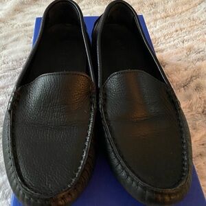 Black Leather Loafers